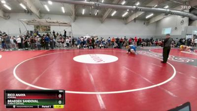 190 lbs Champ. Round 2 - Braeden Sandoval, Pueblo Central vs Rico Anaya, Pomona