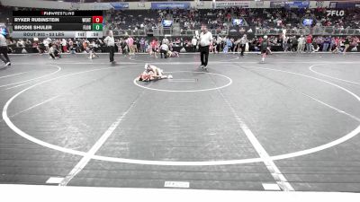 53 lbs 7th Place - Ryker Rubinstein, Wentzville Wrestling Federation vs Brodie Shuler, Florida National Wrestling Team