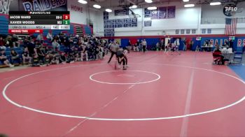149 lbs Finals (2 Team) - Jacob Ward, Wisconsin-Oshkosh vs Xavier Woods, Mount St. Joseph