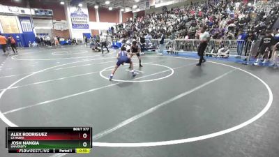 106 lbs Cons. Round 1 - Alex Rodriguez, La Habra vs Josh Nangia, University