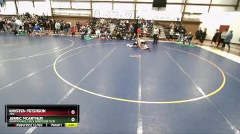105 lbs Champ. Round 1 - Jerric McArthur, Riverton Wolf Pack Wrestling Club vs Kaysten Peterson, JWC