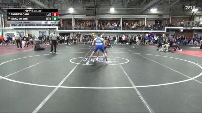 125 lbs Cons. Round 2 - Andrew Cain, Lakeland vs Isaac Ayers, Luther