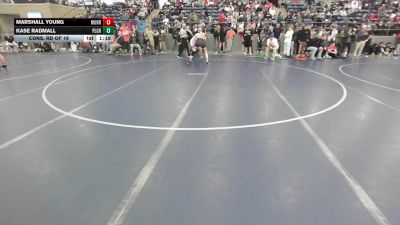 144 lbs Cons. Rd Of 16 - Marshall Young, Murray vs Kase Radmall, Pleasant Grove