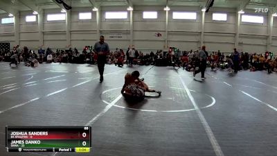 88 lbs Round 5 (10 Team) - James Danko, SHWA vs Joshua Sanders, 84 Athletes