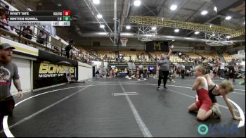 60 lbs Consolation - Wyatt Tate, Bridge Creek Youth Wrestling vs Whitten Rowell, Elgin Wrestling