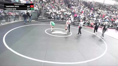 5A 130 lbs Champ. Round 1 - Giavonna Good, Cedar Valley vs Hannah Nye, Olympus