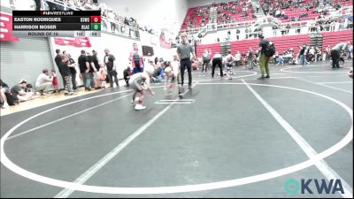 52 lbs Round Of 16 - Easton Rodriques, D3 Wrestling Cluib vs Harrison Moser, Blackwell Wrestling Club