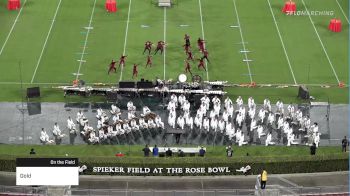 Gold at 2021 Drum Corps at the Rose Bowl