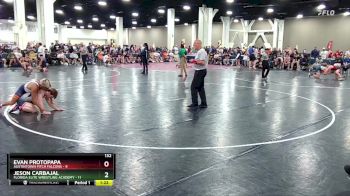 132 lbs Quarterfinals (8 Team) - Evan Protopapa, Austintown Fitch Falcons vs Jeson Carbajal, Florida Elite Wrestling Academy