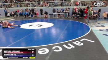 110 lbs 3rd Place Match - Wyatt Zeiler, Chugach Eagles Wrestling Club vs Mitchel Sizemore, Arctic Warriors Wrestling Club