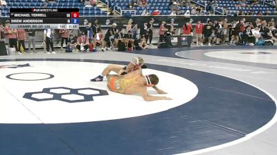 144 lbs Champ. Rd Of 128 - Michael Terrell, California vs Drew Anderson, Iowa