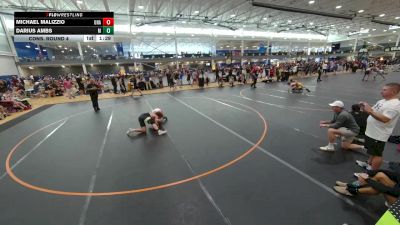 132 lbs Cons. Round 4 - Michael Malizzio, Unattached vs Darius Ambs, Mason