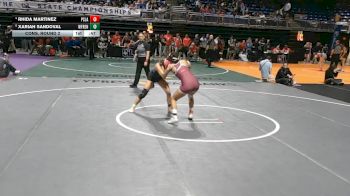 6A 100 lbs Cons. Round 2 - Xariah Sandoval, Wolfforth Frenship vs Rhida Martinez, Pharr-San Juan-Alamo