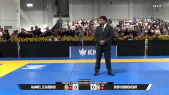 Maxwell Le Harelson vs Brody Gunner Coray 2026 American National IBJJF Jiu-Jitsu Championship