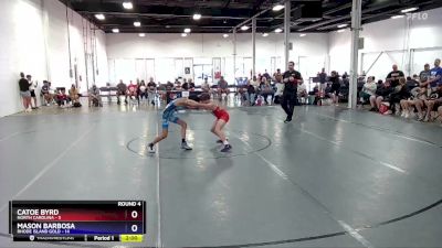 106 lbs Round 4 (6 Team) - Catoe Byrd, North Carolina vs Mason Barbosa, Rhode Island Gold