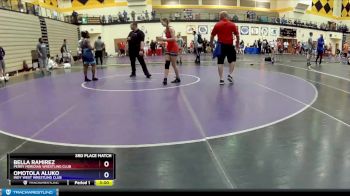 117 lbs 3rd Place Match - Bella Ramirez, Perry Meridian Wrestling Club vs Omotola Aluko, Indy West Wrestling Club