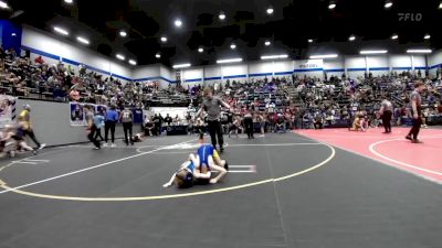 40 lbs Consi Of 4 - Caelan Newcomb, Noble Takedown Club vs Baylor Myers, Bridge Creek Youth Wrestling