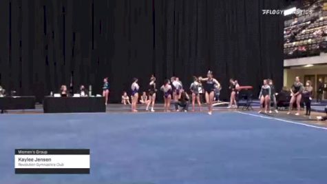 Kaylee Jensen - Women's Group, Revolution Gymnastics Club - 2021 Women's Xcel Region 4 Championships