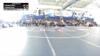 106 lbs Cons. Round 3 - Carter Cook, Olathe West vs Franke Force, Manhattan
