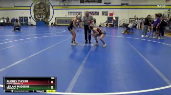 120 lbs Round 4 (6 Team) - Audrey Tucker, Mount Vernon vs Leilani Madison, Johnston