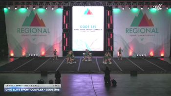 Ohio Elite Sport Complex - Code 345 [2026 L1 Mini - D2 - Small DAY 1] 2026 The Midwest Regional Summit