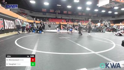 61 lbs 3rd Place - Blake Storozyszyn, Deer Creek Wrestling Club vs Klyde Vaughan, Team Guthrie Wrestling