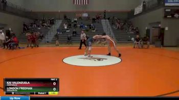 184 lbs Round 1 - Kai Valenzuela, Huntsville vs London Freeman, Grissom HS