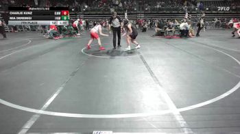 127 lbs 7th Place - Mia DeRemigi, 14awc vs Charlie Kunz, Elmwood Park