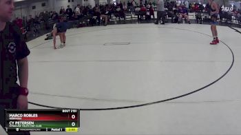 168 lbs Semifinal - Cy Petersen, Syracuse Youth Mat Club vs Marco Robles, Nebraska