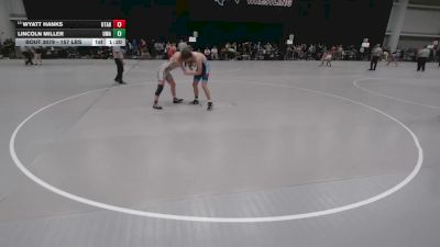 157 lbs Champ. Rd Of 64 - Wyatt Hanks, Utah vs Lincoln Miller, Ubasa Wrestling Academy