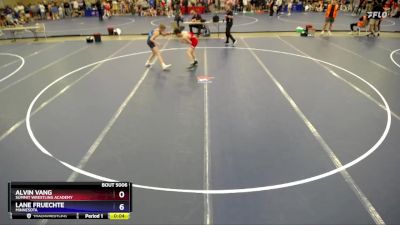 106 lbs Champ. Round 1 - Alvin Vang, Summit Wrestling Academy vs Lane Fruechte, Minnesota