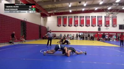 157 lbs Champ. Round 2 - Marcel Blake, Cerritos College vs Louie Rosales, San Joaquin Delta