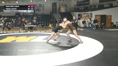 145 lbs Cons. Semi - Makynna Loepp, Lehigh vs Emma Hoppe, Pitt.-Johnstown