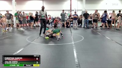 56 lbs Round 3 (6 Team) - Colvin Smith, U2 Upstate Uprising vs Christian Garces, Mat Warriors White