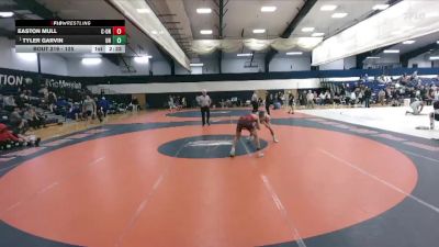 125 lbs Semifinal - Tyler Garvin, Unattached vs Easton Mull, Clarion Unattached