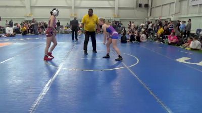 131 lbs Round 3 - Annabelle Sandy, Valkyrie Girls WC vs Charlotte Kershisnik, EP Rattlers