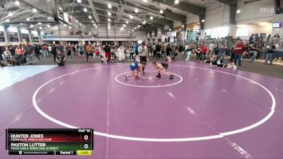 90 lbs Cons. Round 3 - Paxton Lutter, Texas Eagle Wrestling Academy vs Hunter Jones, Texas Elite Wrestling Club