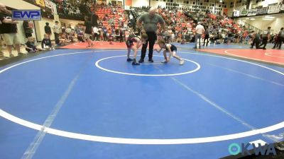 58 lbs Consi Of 8 #2 - Mason McCuistion, Tiger Trained Wrestling vs Corbin Morris, Viking Wrestling Club