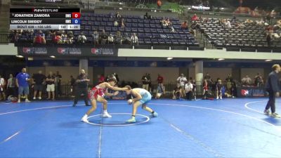 155 lbs 7th Place Match - Jonathen Zamora, Dethrone Wrestling Club vs Lincoln Smiddy, HeadHunters Wrestling Club