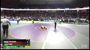 II-110 lbs Champ. Round 1 - John Parisi, Nanuet vs Rocky Molinare, Petrides