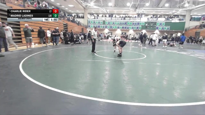 Charlie Rider Intact 113 lbs Semifinal - Charlie Rider, Cherokee Trail vs Madrid Ladines ...