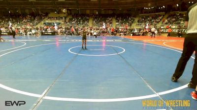 60 lbs Consi Of 8 #2 - Axel Gregory, Tulsa Blue T Panthers vs Rocky Molis, VICI Wrestling