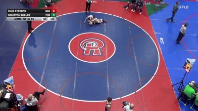 124 lbs Consi Of 32 #2 - Jace Stevens, Burgettstown vs Houston Miller, Penns Valley