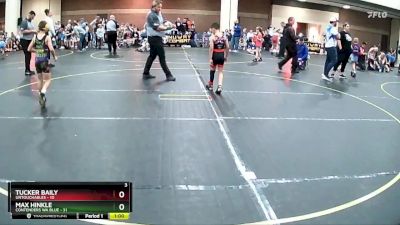 67 lbs Round 1 (8 Team) - Max Hinkle, Contenders WA Blue vs Tucker Baily, Untouchables