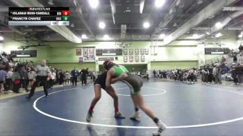 125 lbs 2nd Place Match - Iolanan Nuhi-Yandall, BANNING vs Francyn Chavez, GRANADA HILLS