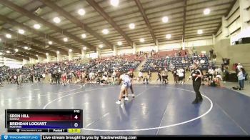 195 lbs Semifinal - Sron Hill, Kansas vs Brendan Lockart, Montana