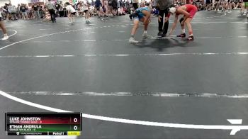 98 lbs Round 1 (6 Team) - Ethan Andrula, Savage WA Black vs Luke Johnston, Steller Trained Gold