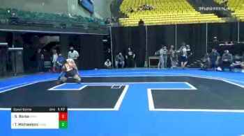 152 lbs Consolation - Seth Borba, Unattached 64 vs Thor Michaelson, Unattached 63