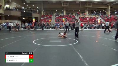 61 lbs Champ. Round 1 - Lincoln Hunt, Nebraska Boyz Wrestling vs Beckett Moon, Scott City Takedown Club