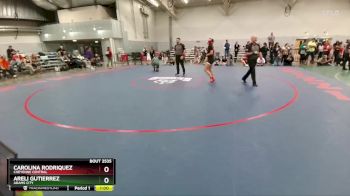 140 lbs Cons. Round 3 - Areli Gutierrez, Adams City vs Carolina Rodriquez, Cheyenne Central